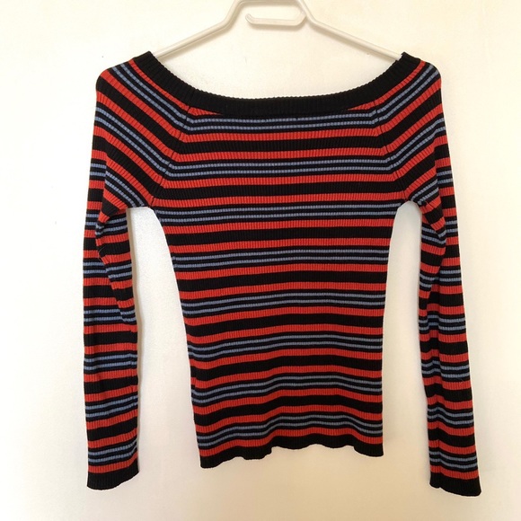 Forever 21 Striped Long Sleeve Sweater - Picture 3 of 4
